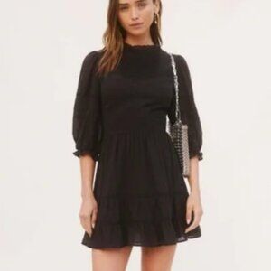 New Reformation Miley Dress Black Size 10